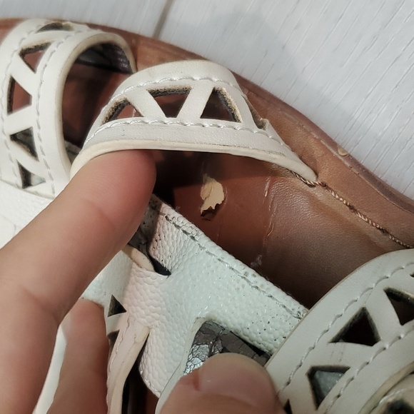 Circus by Edelman Womens Gladiator Ankle Zip Flats shoes sandals sz 9.5M - Picture 11 of 12